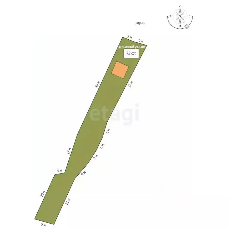 Участок в Ростовская область, Ростов-на-Дону Набережная ул. (7.9 сот.) - Фото 2