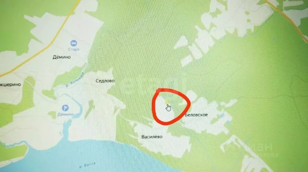 Участок в Ярославская область, Рыбинский муниципальный округ, д. ... - Фото 1