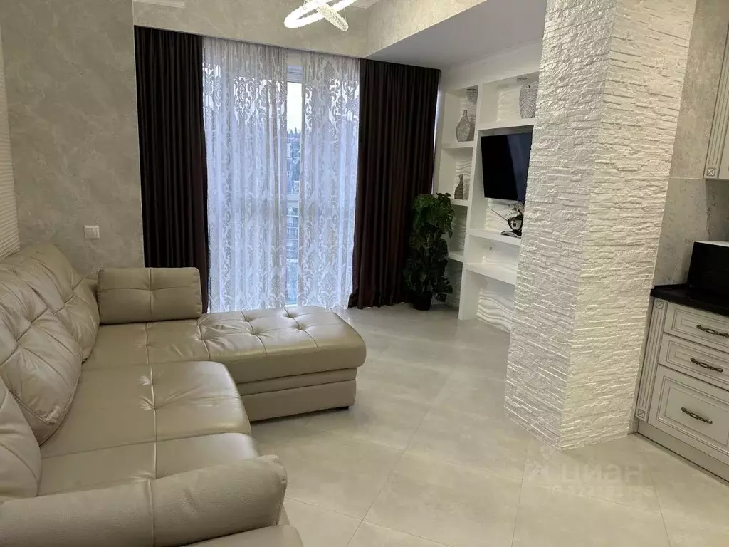 1-к кв. Краснодарский край, Сочи Мамайка мкр, ул. Крымская, 89 (44.6 ... - Фото 2