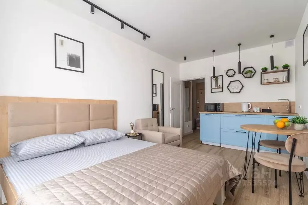 Студия Санкт-Петербург просп. Крузенштерна, 4 (25.0 м) - Фото 2