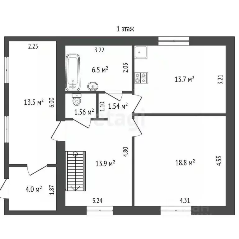 Дом в Вологодская область, Устюжна пер. Луначарского, 36Б (201 м) - Фото 2