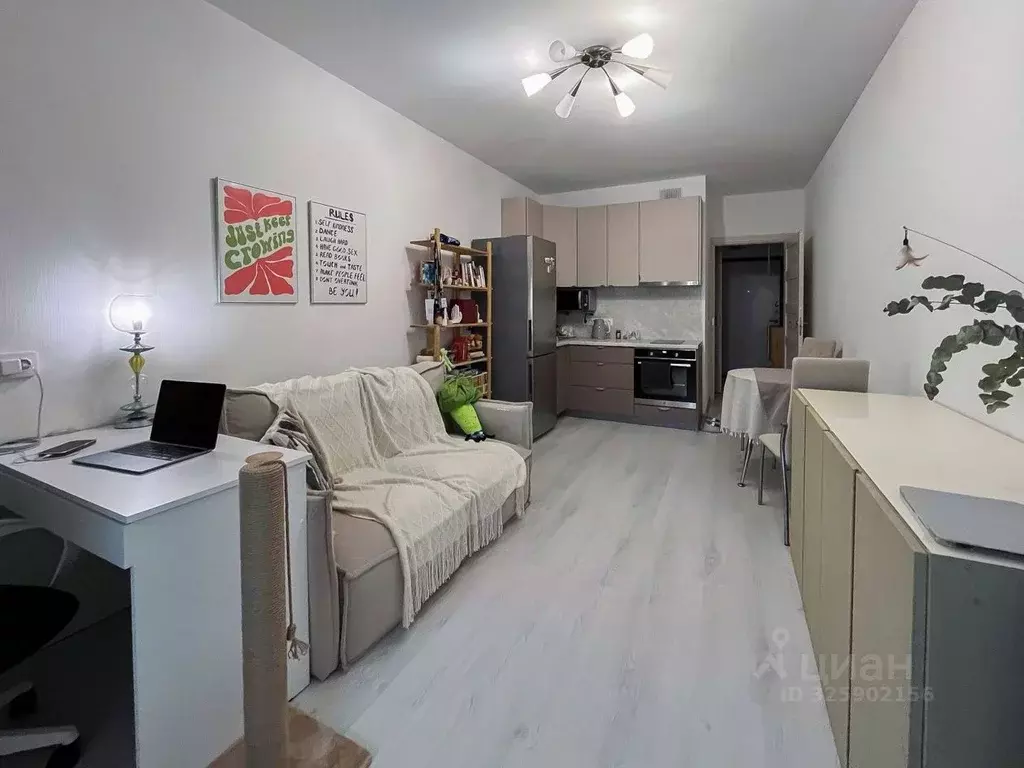 Студия Санкт-Петербург ул. Бориса Шмелева, 7 (24.2 м) - Фото 1