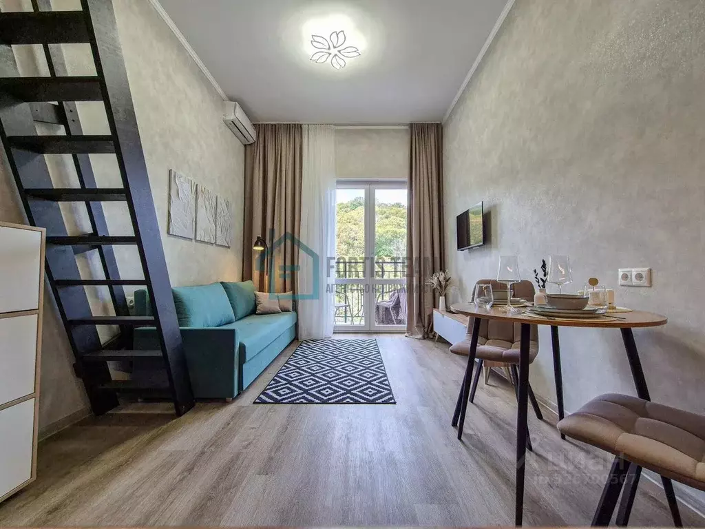 Студия Краснодарский край, Сочи ул. Искры, 88к3 (26.0 м) - Фото 2