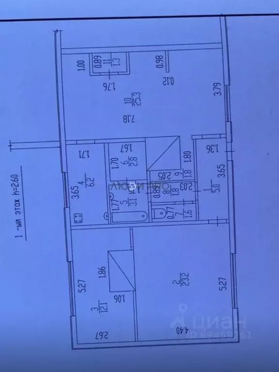 3-к кв. Кировская область, Кирово-Чепецкий район, Коныпское с/пос, д. ... - Фото 2