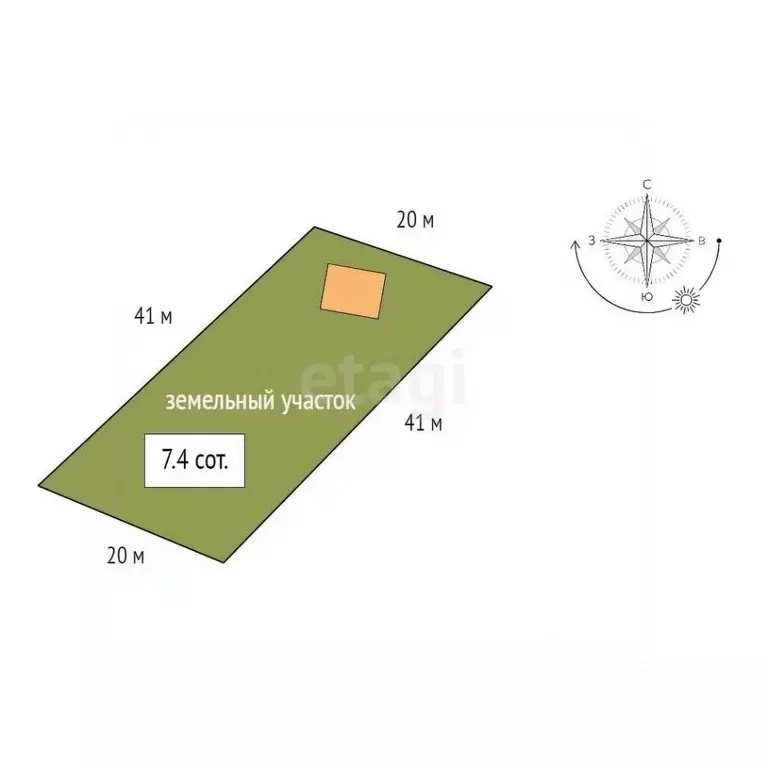 Дом в Красноярский край, Красноярск Сад № 1 Мичуринец СНТ, 44 (52 м) - Фото 2