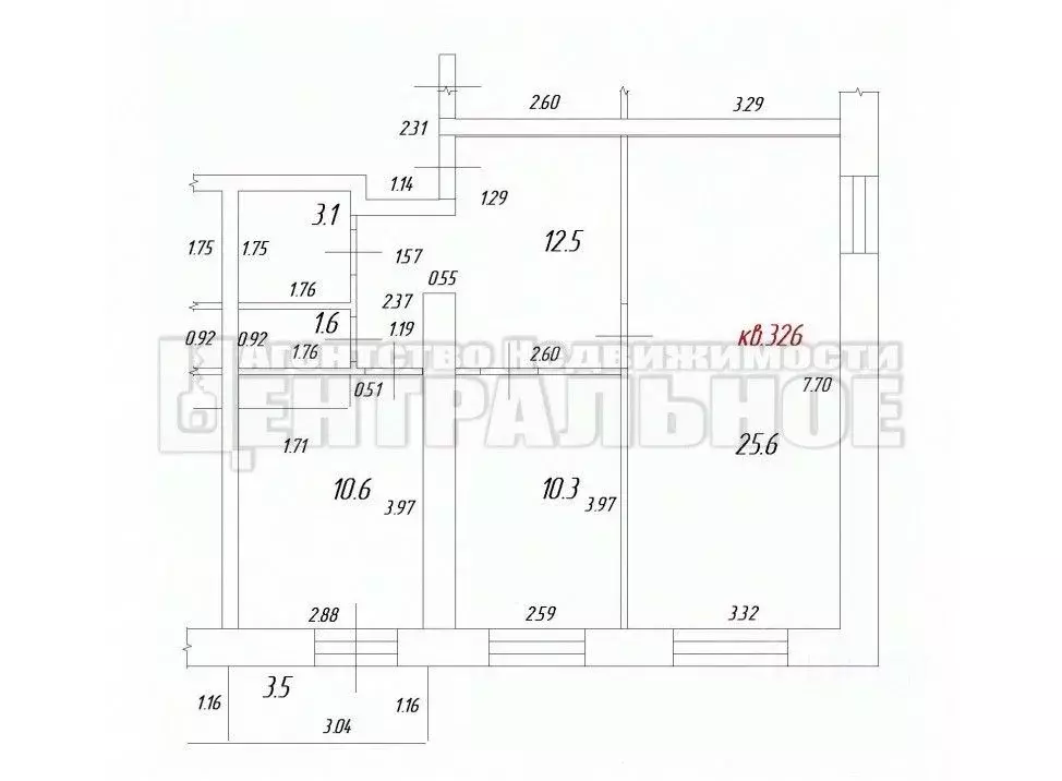 3-к кв. Смоленская область, Смоленск Краснинское ш., 28 (63.0 м) - Фото 1