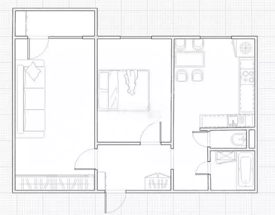 2-к кв. Костромская область, Кострома Давыдовский-2 мкр, 75А (51.0 м) - Фото 2