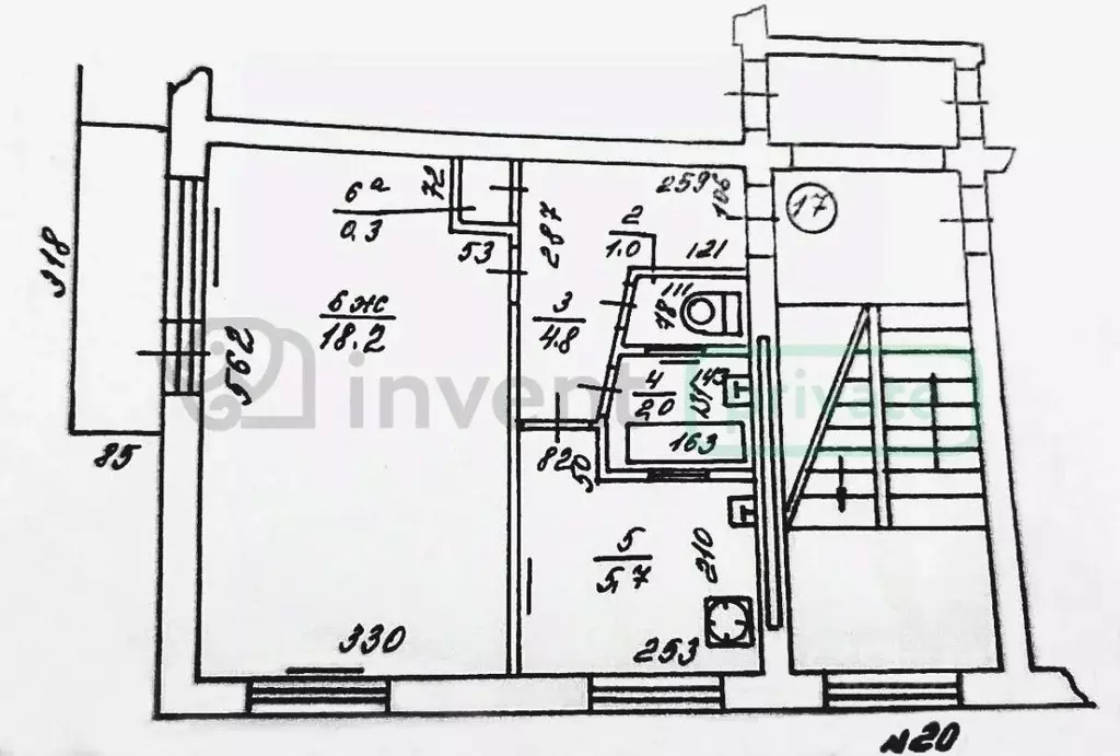 1-к кв. Калининградская область, Калининград ул. Георгия Димитрова, 20 ... - Фото 2
