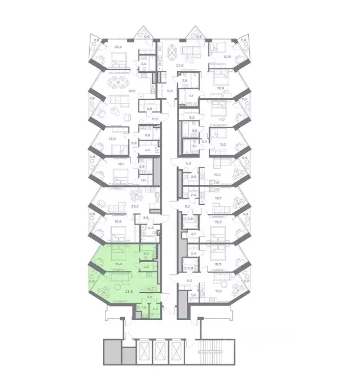 1-к кв. Москва Крылатская ул., 23 (52.58 м) - Фото 1