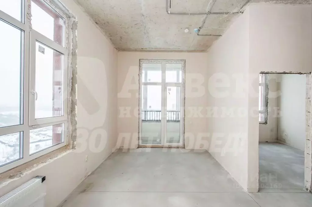 2-к кв. Тюменская область, Тюмень ул. Краснооктябрьская, 4Ак2 (56.0 м) - Фото 2