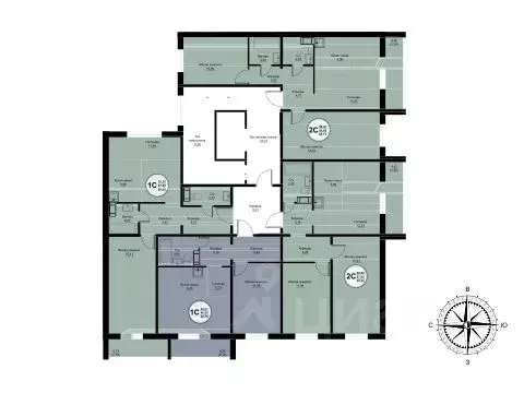 3-к кв. Челябинская область, Челябинский городской округ, пос. ... - Фото 2