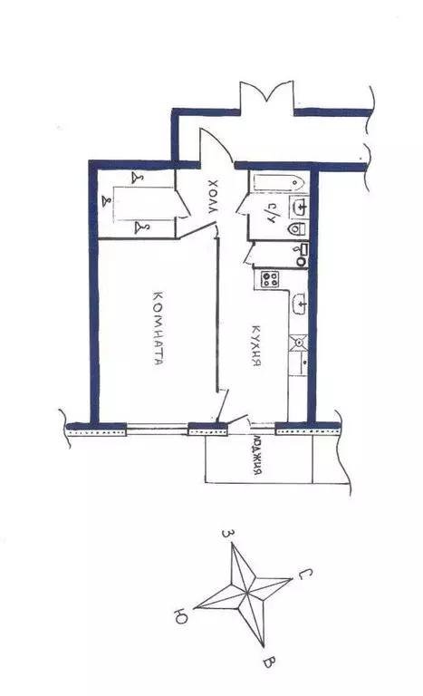 1-комнатная квартира: Ромашково, Никольская улица, 4к3 (38.6 м) - Фото 0
