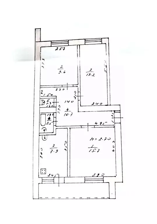 3-к кв. Пензенская область, Городище ул. Александра Матросова, 159 ... - Фото 2