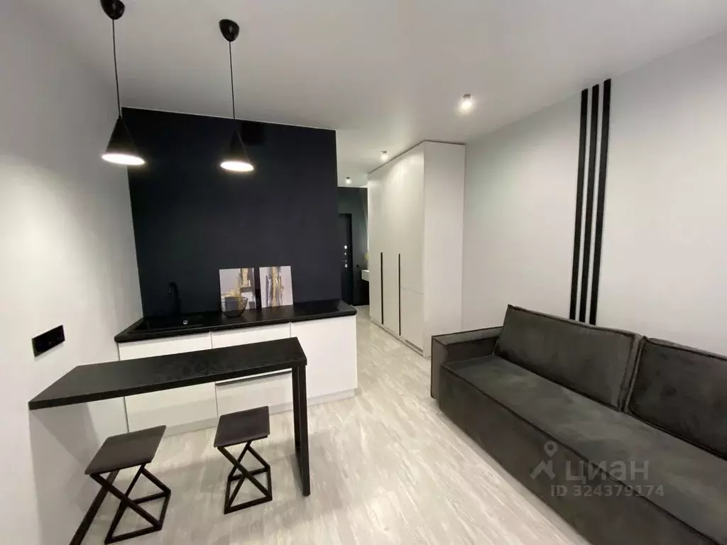 Студия Волгоградская область, Волгоград ул. Степанищева, 4 (21.84 м) - Фото 1