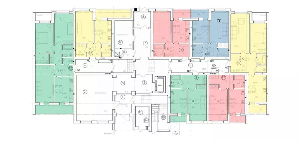 1-к кв. Саратовская область, Энгельс Энгельс-9 мкр, 2 (38.8 м) - Фото 2