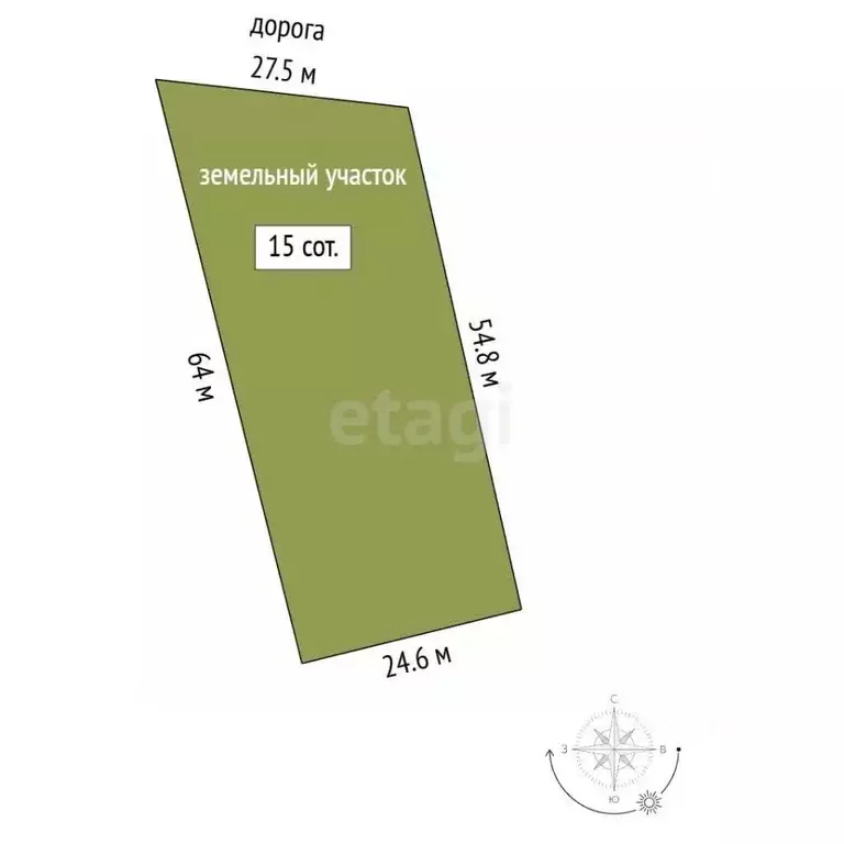 Участок в Мордовия, с. Лямбирь ул. Строителей, 19 (15.0 сот.) - Фото 2