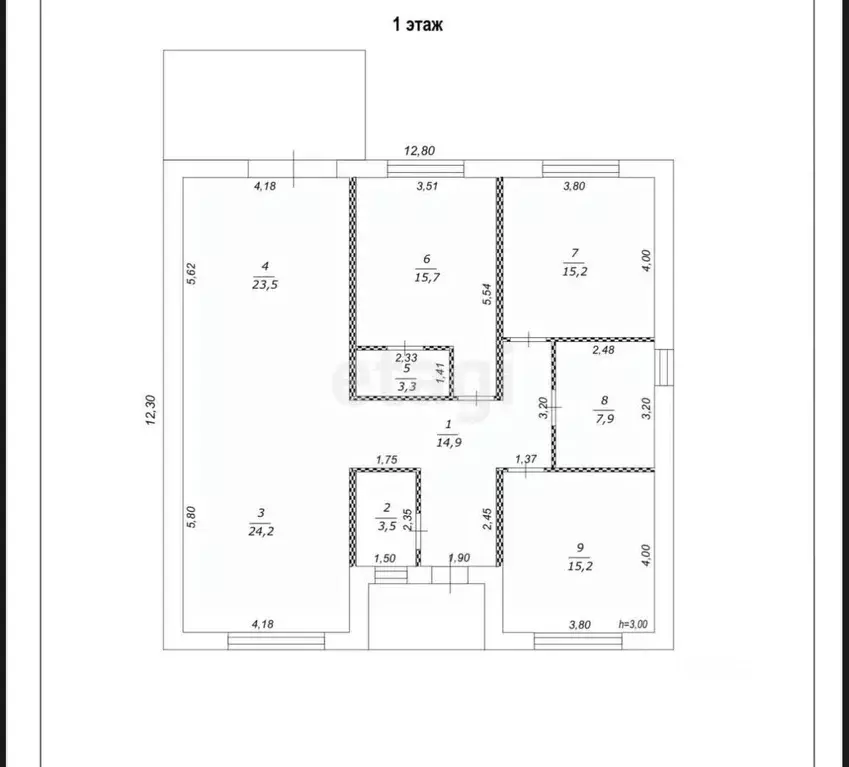 Дом в Белгородская область, Белгородский район, с. Стрелецкое ул. ... - Фото 2