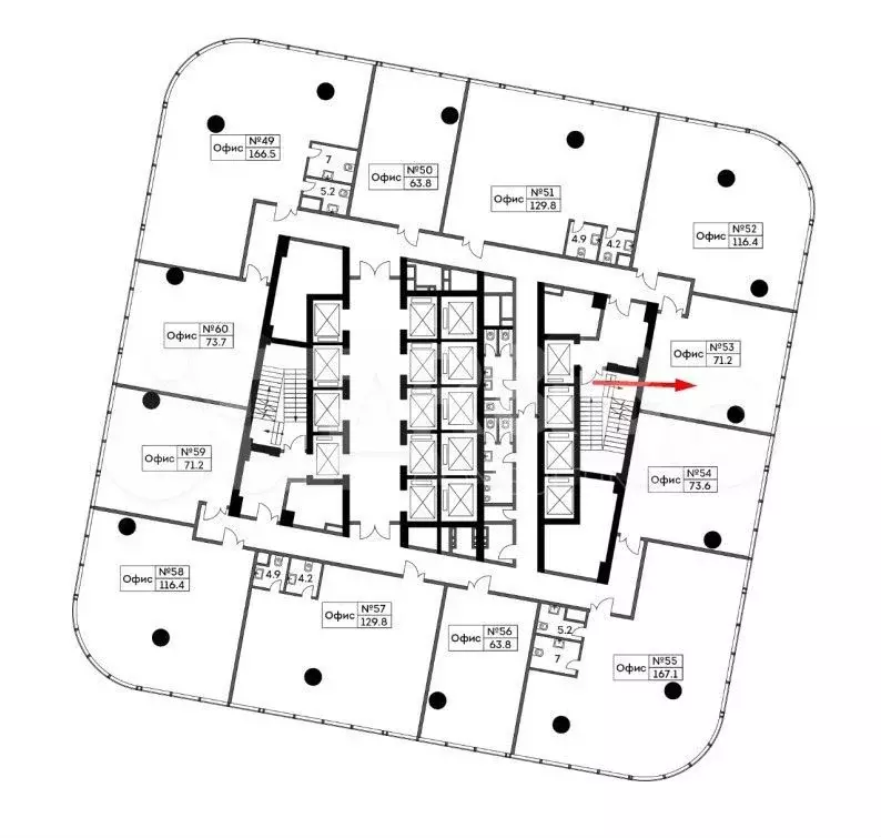 Продам офисное помещение, 71.2 м - Фото 0