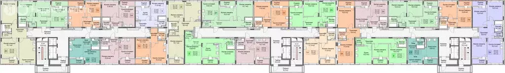 Квартира-студия: Нижний Новгород, ЖК Кузнечиха Город (36.6 м) - Фото 2