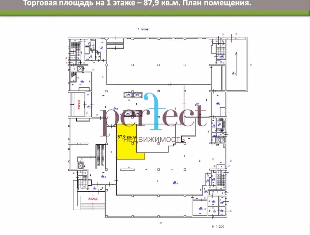 Помещение свободного назначения в Москва Олимпийский просп., 16С1 (103 ... - Фото 2