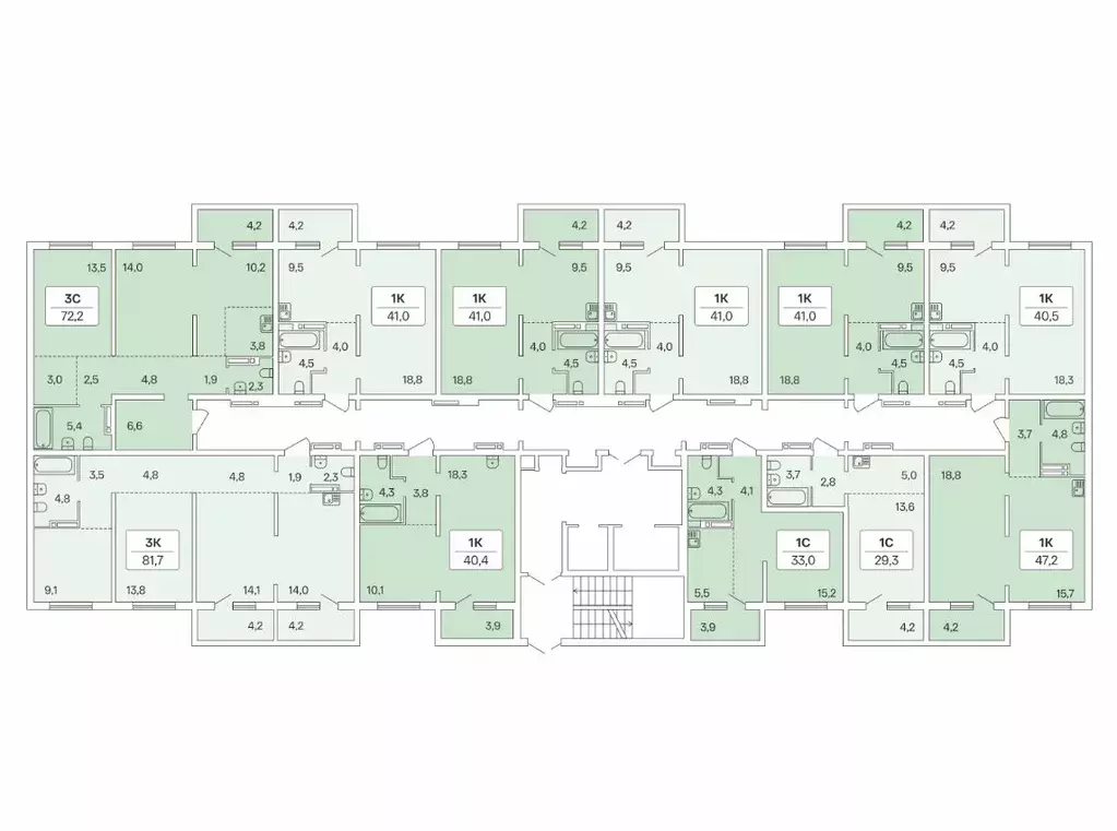 3-к кв. Новосибирская область, Новосибирск Игарская ул., 5 (80.9 м) - Фото 1