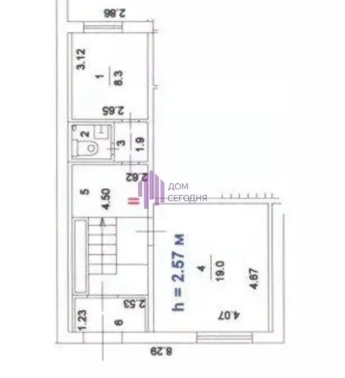 Помещение свободного назначения в Москва ул. Борисовские Пруды, 34К2 ... - Фото 2