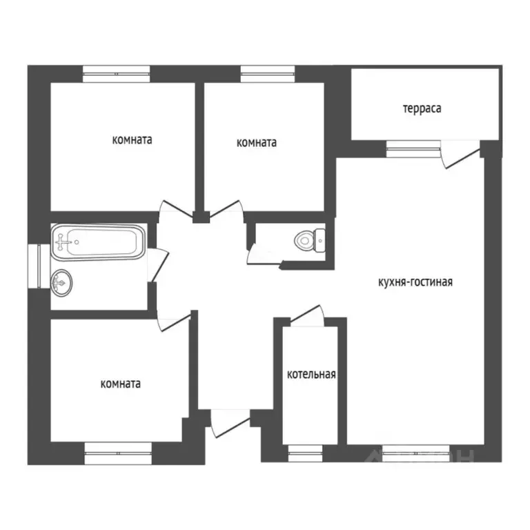 Коттедж в Тюменская область, Тюменский муниципальный округ, с. ... - Фото 2