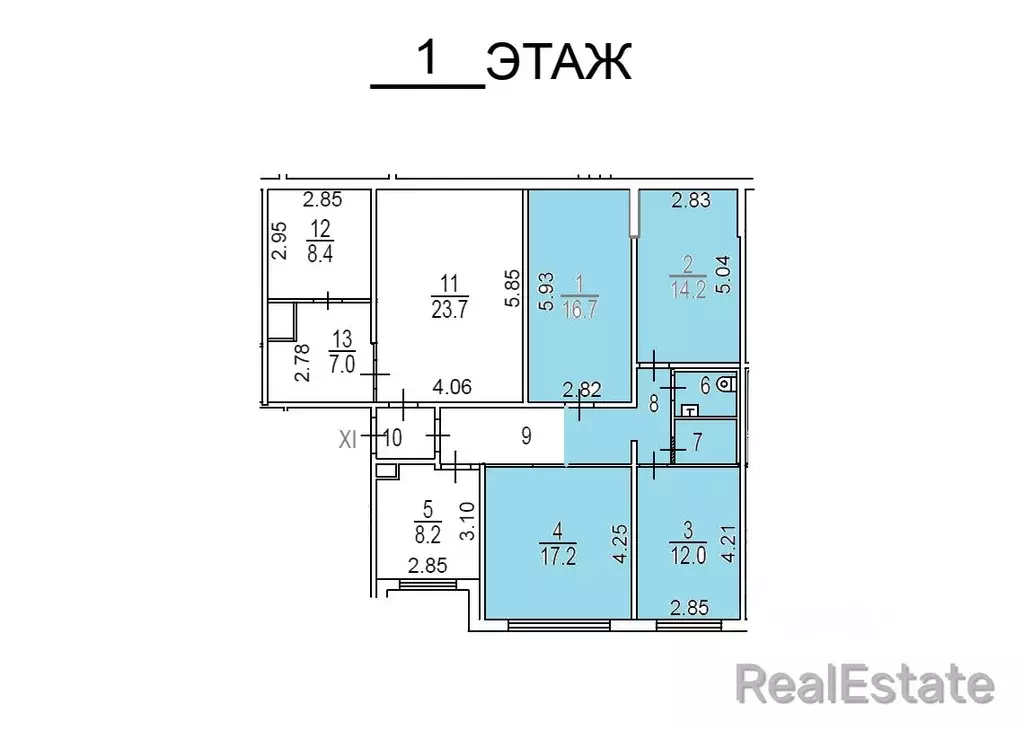 3-к кв. Москва Алтуфьевское ш., 56 (70.5 м) - Фото 1