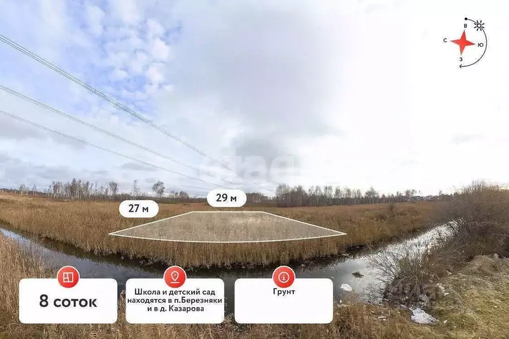 Участок в Тюменская область, Тюмень пл. Европейская (8.0 сот.) - Фото 2