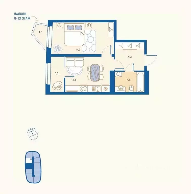 1-к кв. Пензенская область, Пенза Арбеково мкр, Дальнее Арбеково мкр, ... - Фото 0