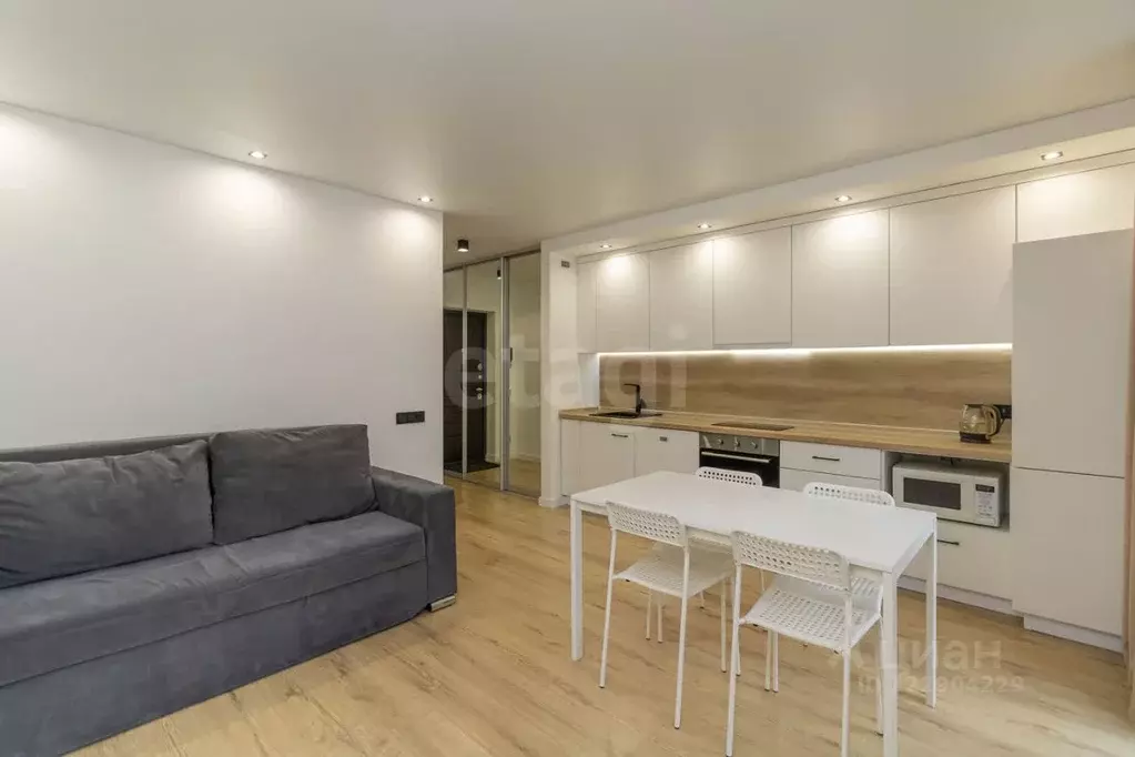 Студия Тюменская область, Тюмень ул. Андрея Бушуева, 2 (24.0 м) - Фото 2