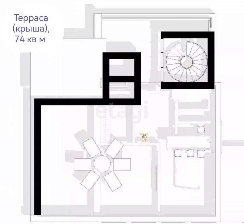 Студия Курская область, Курск ул. Дзержинского, 4 (212.0 м) - Фото 2