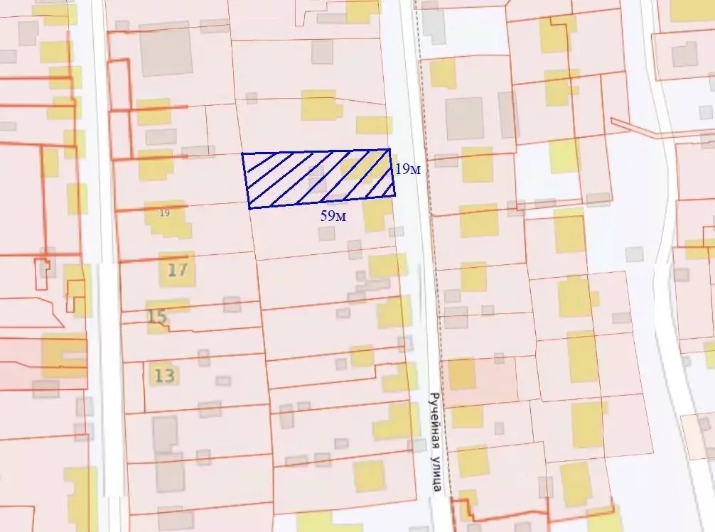 Участок в Тамбовская область, Тамбов Ручейная ул., 22 (11.0 сот.) - Фото 1