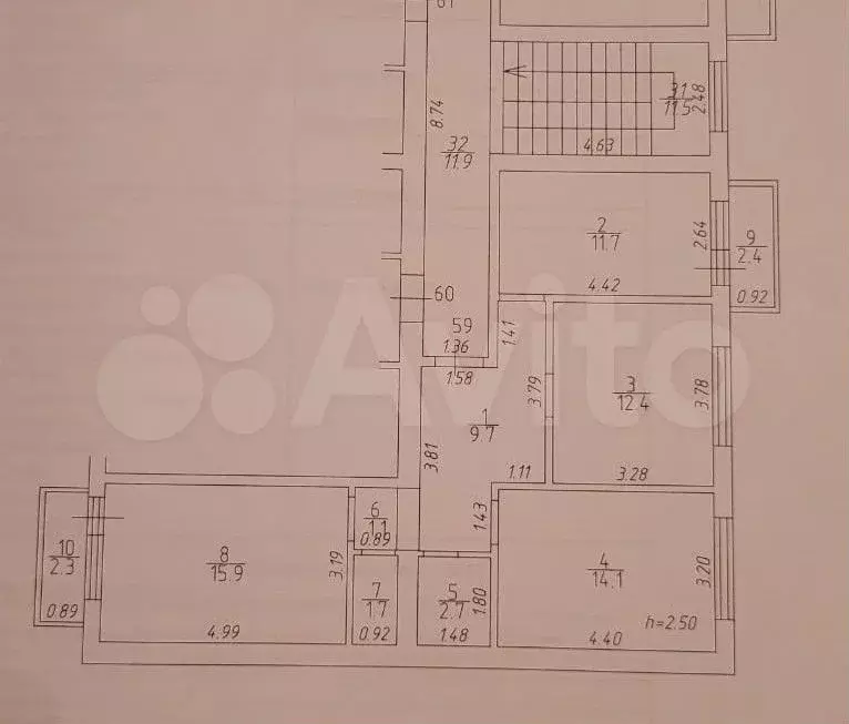 3-к. квартира, 74 м, 3/5 эт. - Фото 0