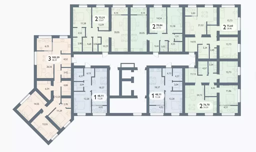 2-к кв. Брянская область, Брянский район, пос. Мичуринский, ... - Фото 2