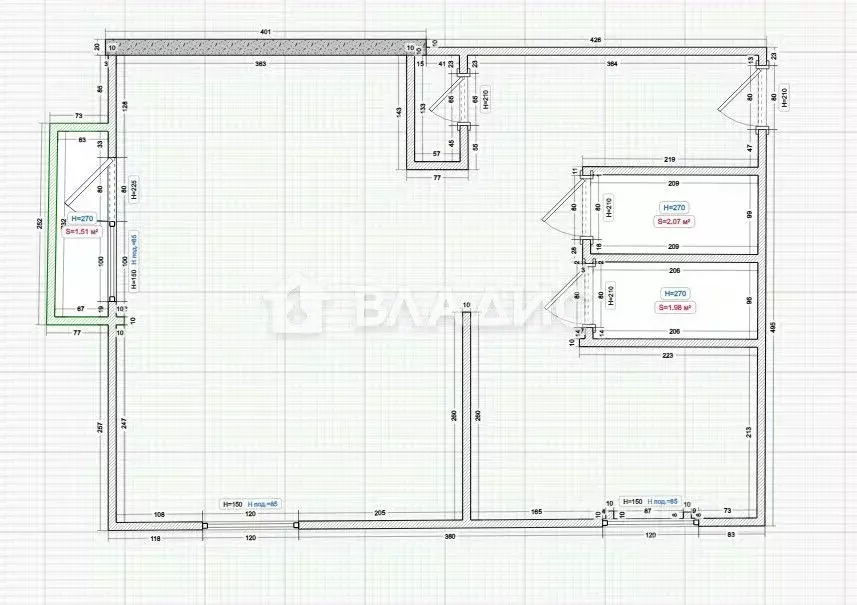 1-к кв. Пензенская область, Пенза ул. Мира, 29 (32.3 м) - Фото 1