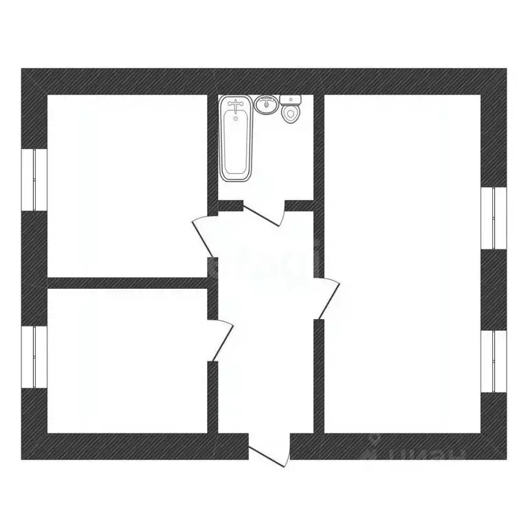 Дом в Курганская область, Курган пос. Увал, ул. Труда, 13 (176 м) - Фото 2