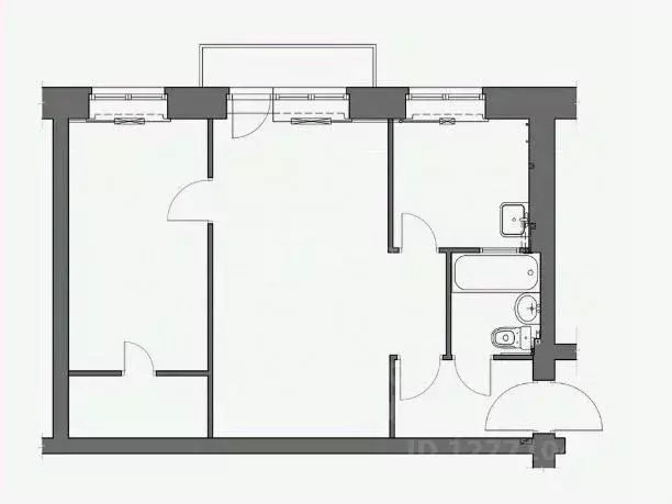 2-к кв. Тульская область, Тула ул. Металлургов, 45 (48.2 м) - Фото 1