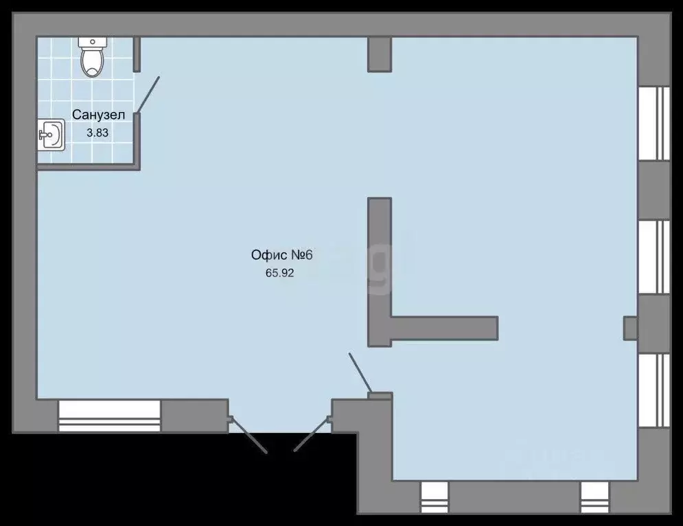 Помещение свободного назначения в Ульяновская область, Ульяновск ... - Фото 2