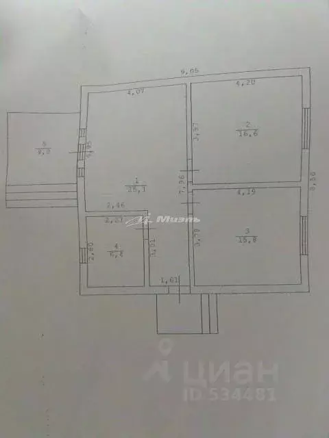 Дом в Крым, Симферопольский район, Трудовское с/пос, Бытовик-Северный ... - Фото 2