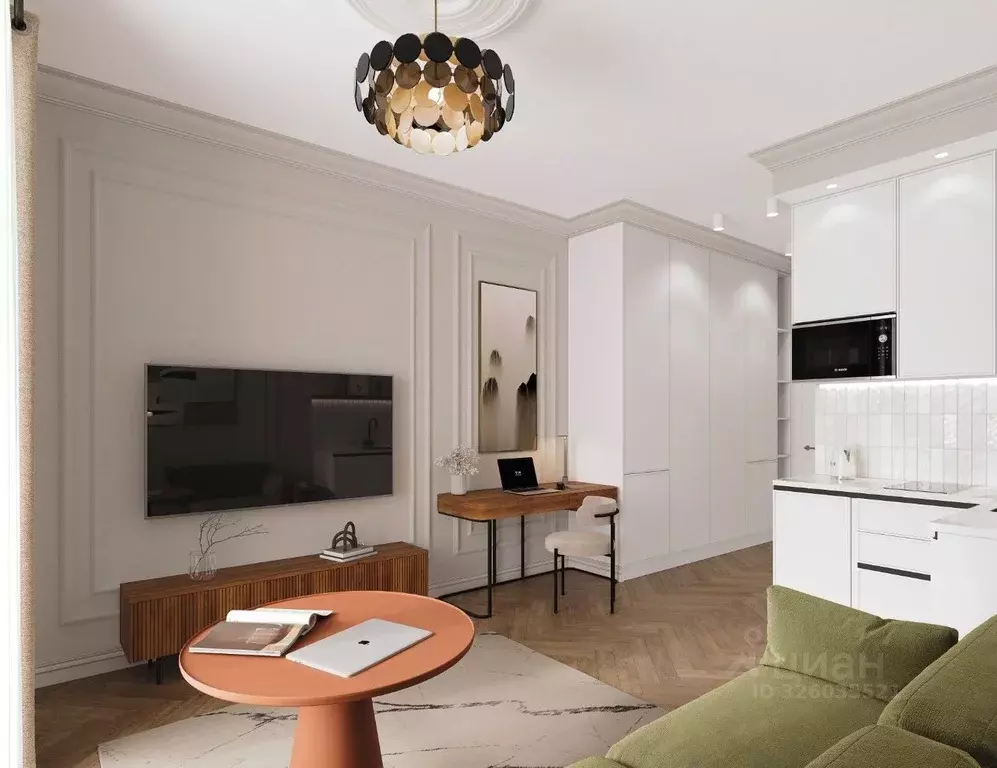 Студия Ставропольский край, Кисловодск ул. Авиации, 2 (23.18 м) - Фото 2