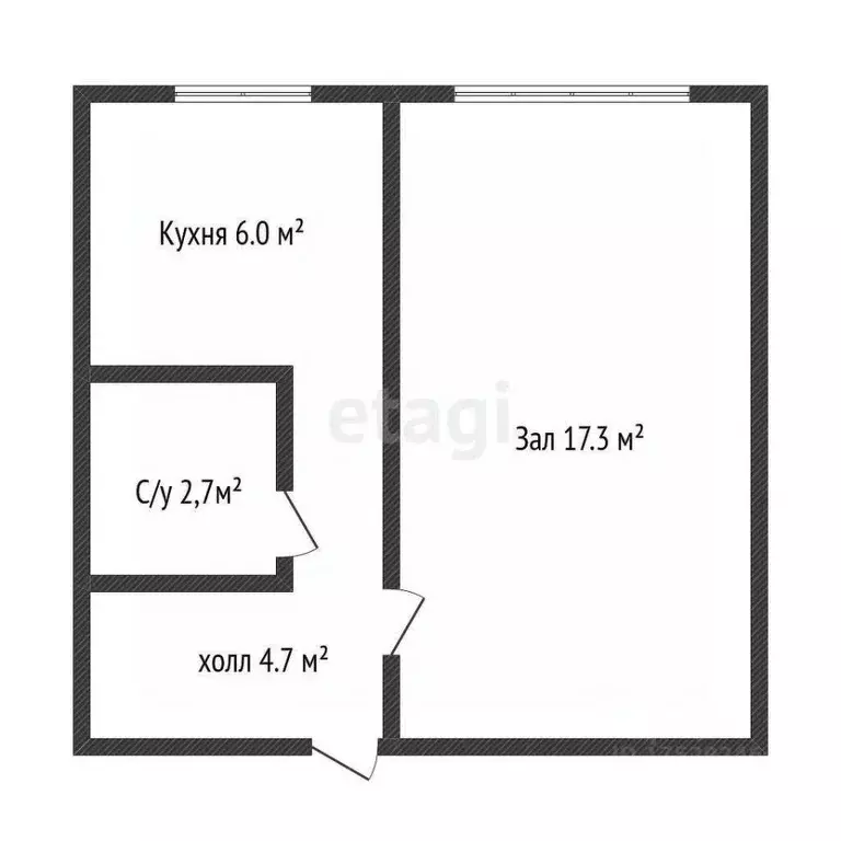 1-к кв. Краснодарский край, Краснодар Старокубанская ул., 117 (30.5 м) - Фото 1