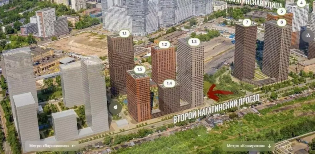 Помещение свободного назначения в Москва 2-й Нагатинский проезд, 6к1 ... - Фото 1