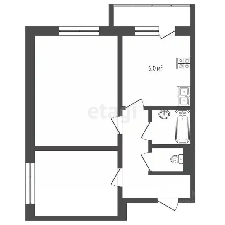 2-к кв. Москва Мастеровая ул., 6К1 (40.0 м) - Фото 1