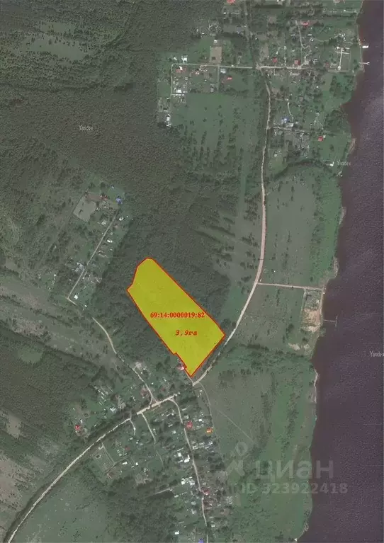 Участок в Тверская область, Кимрский муниципальный округ, д. Тихоново  ... - Фото 2