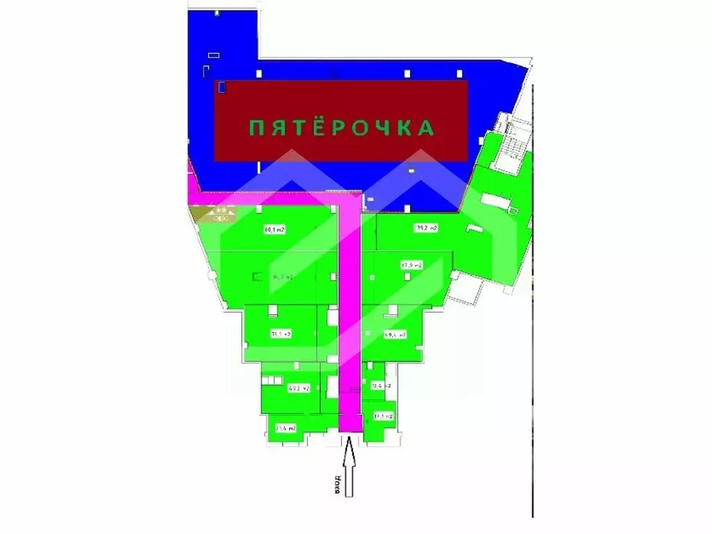 Торговая площадь в Москва Шелепихинская наб., 34к1зд4 (1851 м) - Фото 2