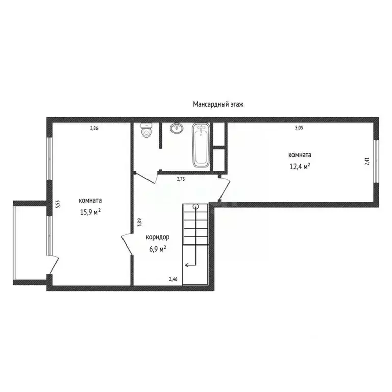 4-к кв. Свердловская область, Екатеринбург ул. Минометчиков, 44 (125.0 ... - Фото 2