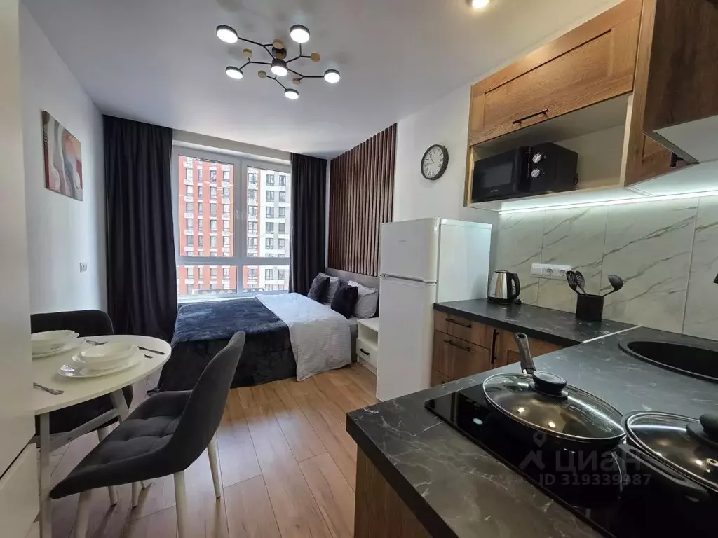 Студия Москва ул. Летчика Осканова, 6 (19.0 м) - Фото 1
