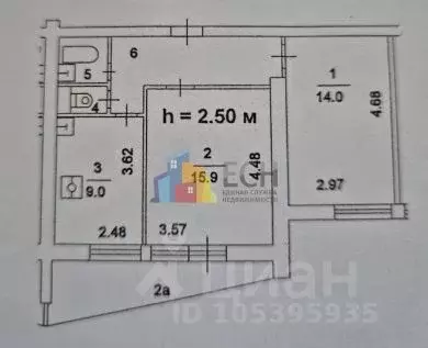 2-к кв. Москва ул. Газопровод, 3К1 (51.0 м) - Фото 1