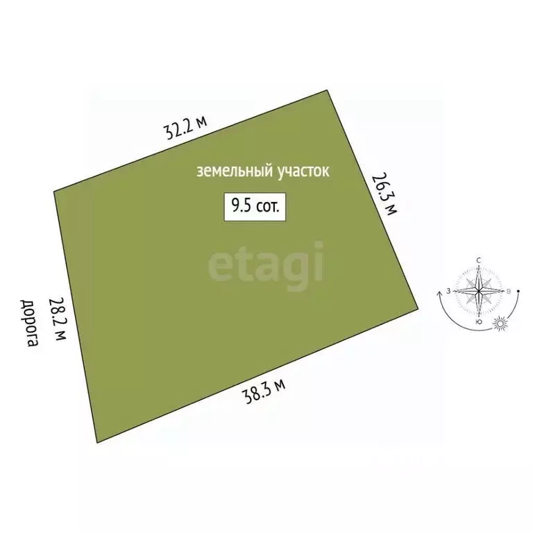 Участок в Вологодская область, Кирилловский муниципальный округ, д. ... - Фото 2